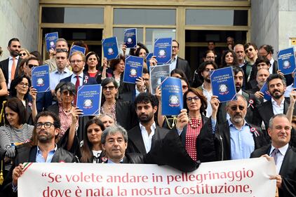 L'Anm protesta contro la riforma Nordio: sit-in al Palazzo di Giustizia di Milano 12