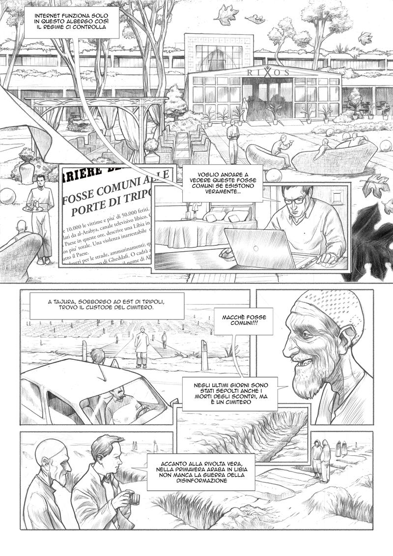 Le immagini inedite del fumetto di Biloslavo  4