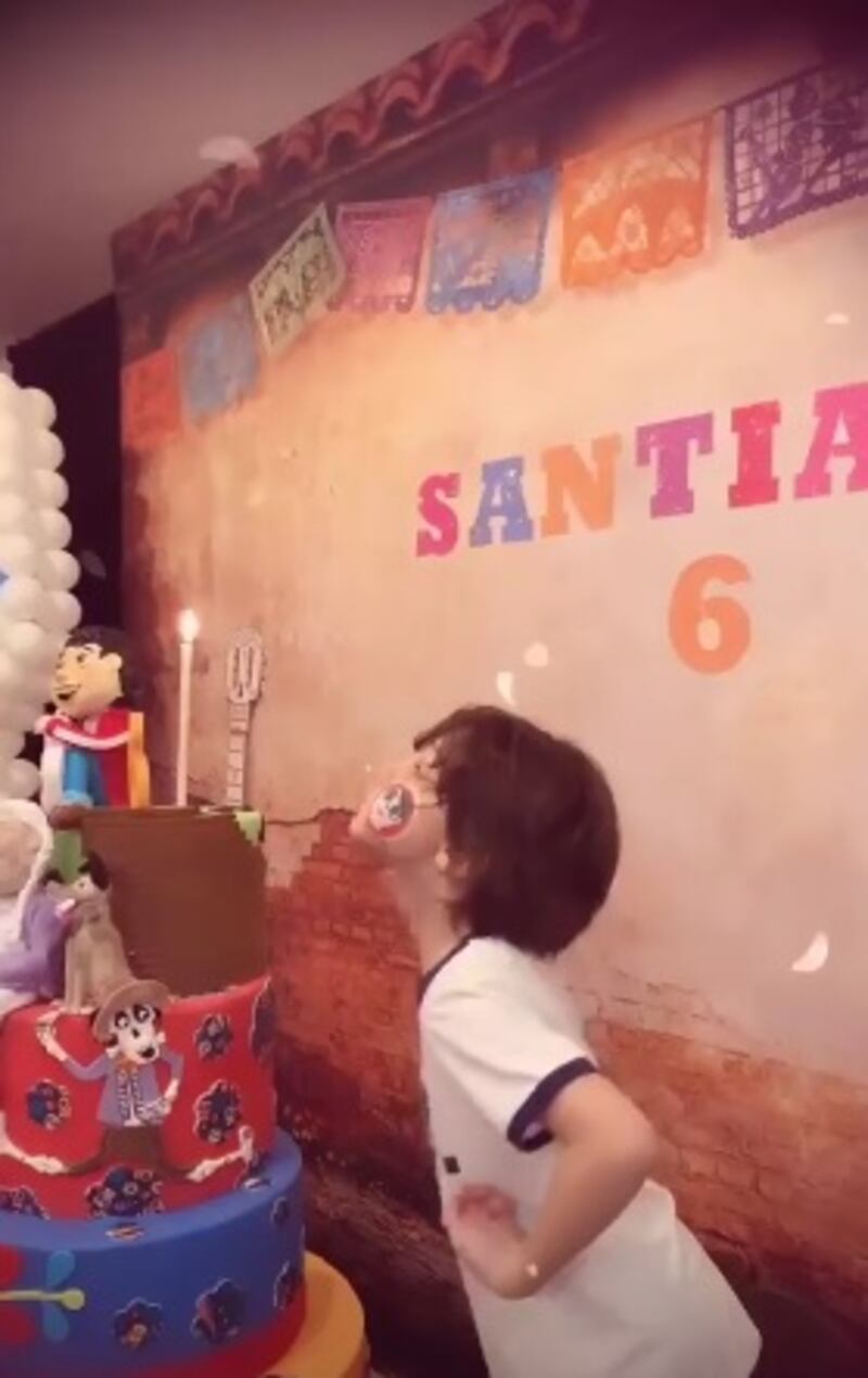 Santiago De Martino, il figlio di Stefano e Belen festeggia il compleanno 4