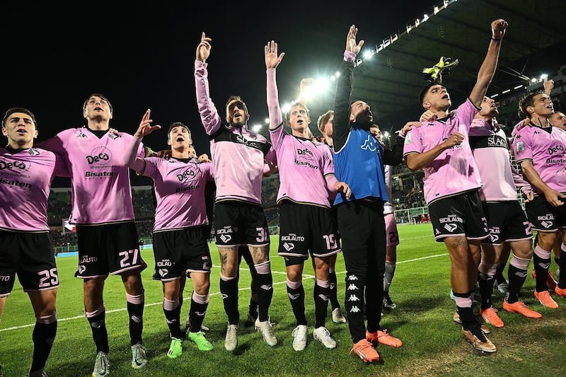 I giocatori del Palermo