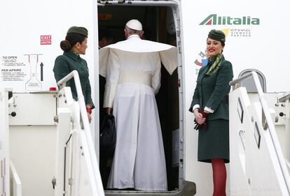 Papa Francesco in partenza per l'Egitto 7