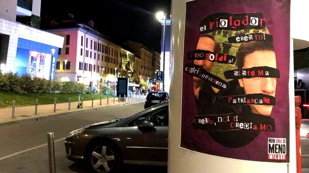 "Il violentatore sei tu". I manifesti choc delle femministe contro La Russa