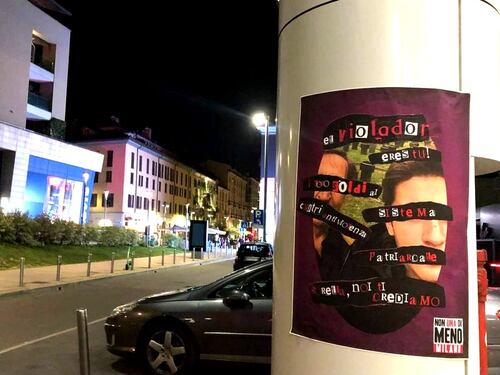 "Il violentatore sei tu". I manifesti choc delle femministe contro La Russa