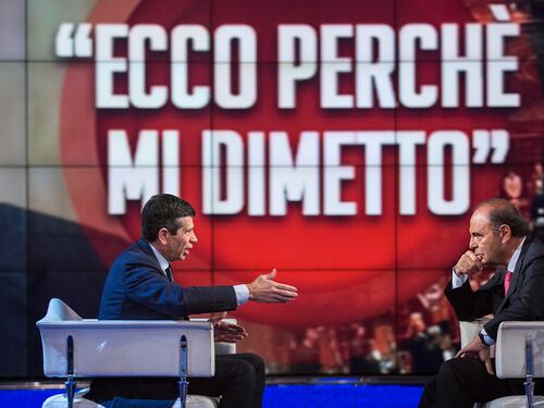 Lupi: "Domani mi dimetto"