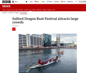 Il grande successo dell'Overseas Chinese Dragon Boat Festival di Manchester 13