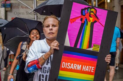 New York, manifestazioni sotto la Trump Tower 2