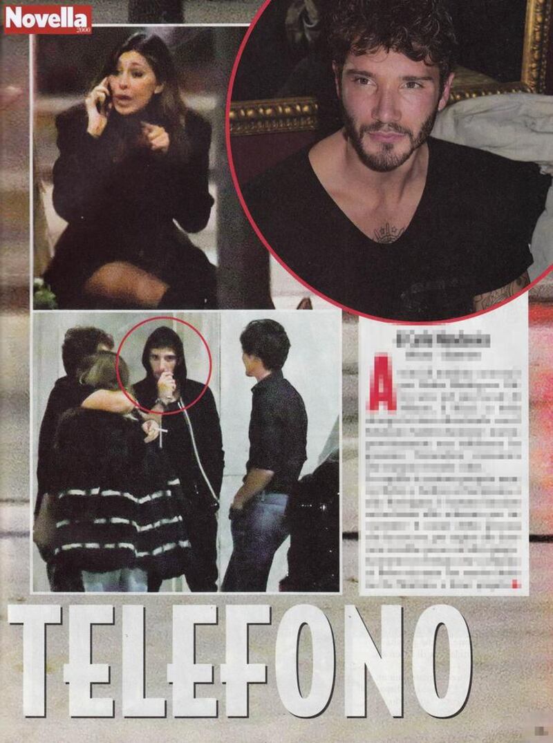 Belen Rodriguez piange al telefono con De Martino 3
