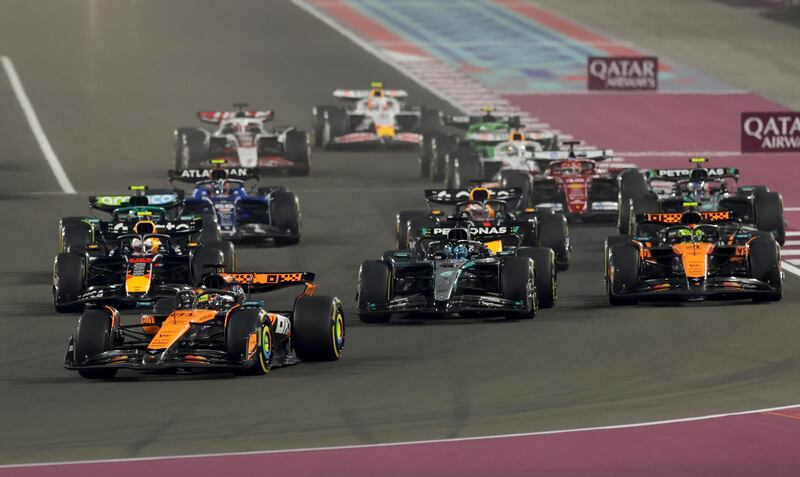 F1 Qatar Sprint partenza