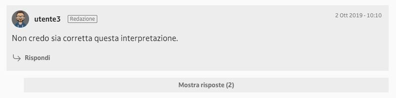 commenti risposte collassate