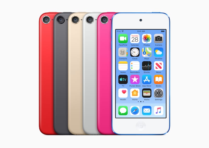 L'ultimo modello di iPod creato, il touch di settima generazione