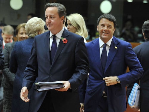 Cameron sta con Renzi: "No alle richieste di Bruxelles"
