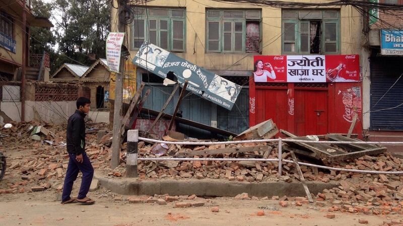 Un forte terremoto a Kathmandu 2