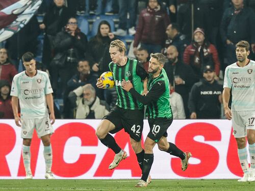 Sassuolo-Salernitana, tanti gol ma un pareggio che non accontenta nessuno