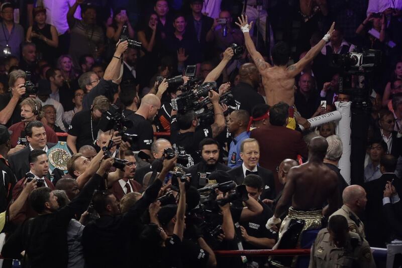 Floyd Mayweather ha sconfitto Manny Pacquiao 7