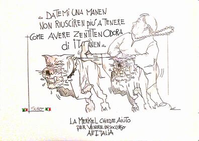 La Merkel corre in aiuto degli italiani 1