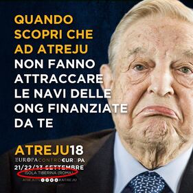 La campagna social di Atreju contro Boldrini, Renzi e Junker 8