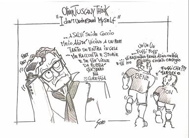 La vignetta del giorno - Toscani incontra i rom 1