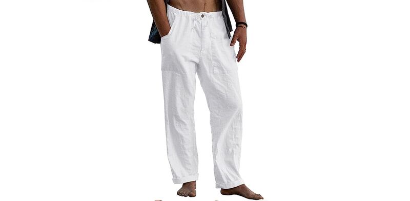 Halfword pantaloni uomo lino