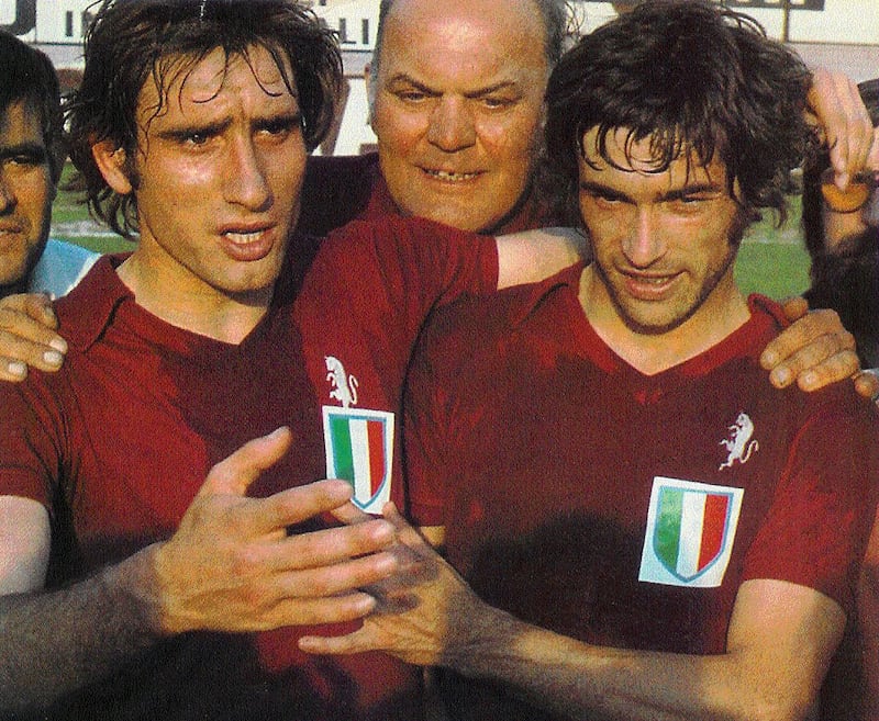 Pulici e Graziani festeggiano (Wikipedia)