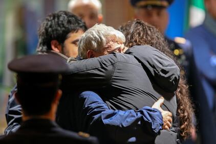 Gli ex ostaggi sono arrivati a Ciampino 1