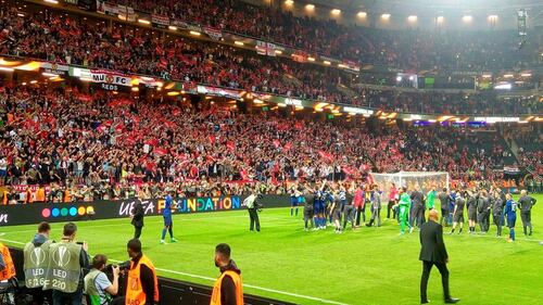 Europa League, i due italiani imbucati alla finale nell'area Vip 2