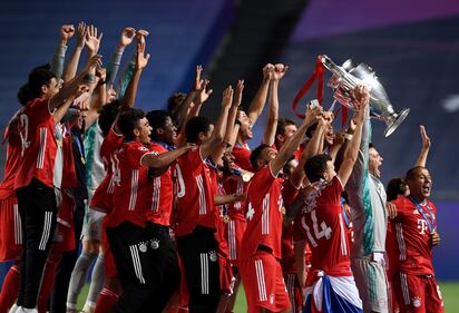 Le immagini della premiazione della finale di Champions League 9