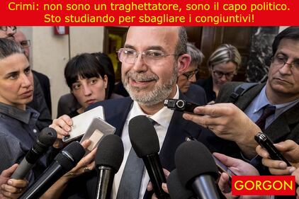 La satira del giorno: Crimi il traghettatore 1
