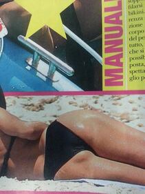 Alba Parietti, topless a Formentera 4