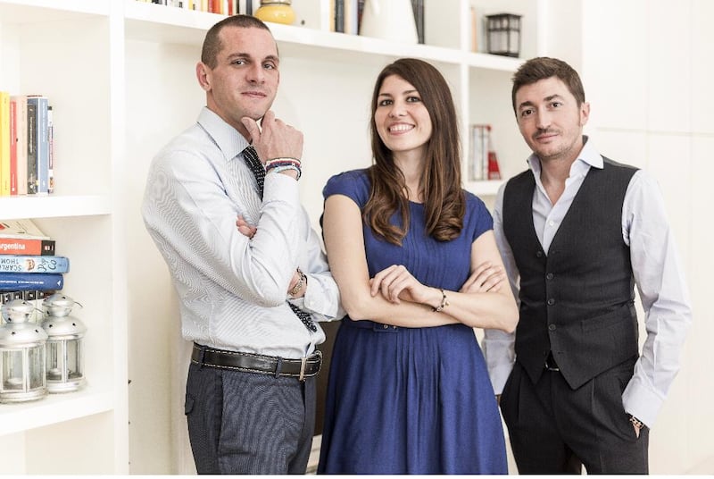 Da sinistra: Andrea Pasini, Daniela Pasini e Filippo Pasini