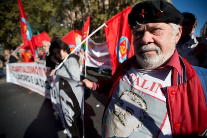 Cgil in piazza contro il governo 14