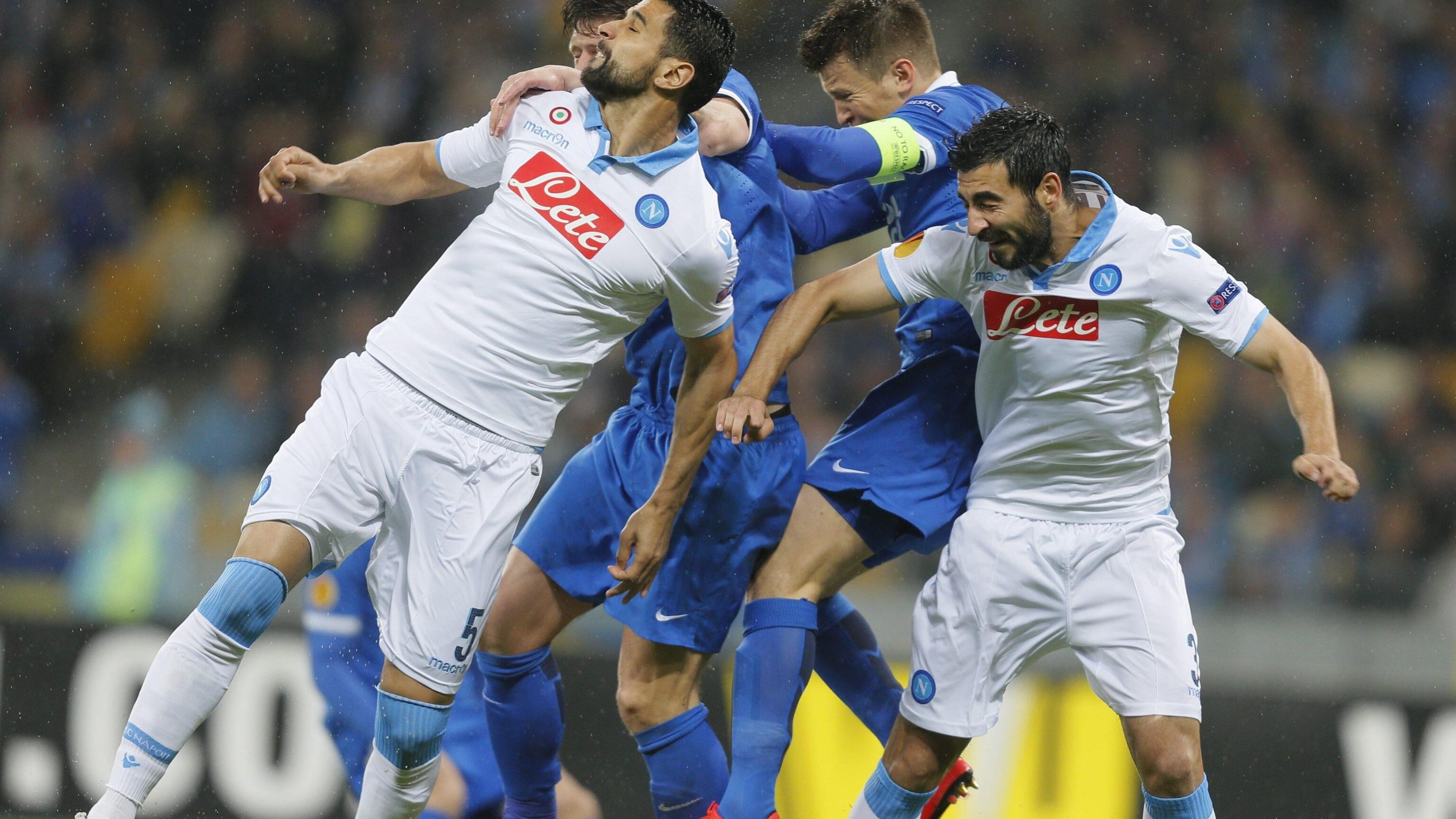 Europa League, il Napoli eliminato dal Dnipro