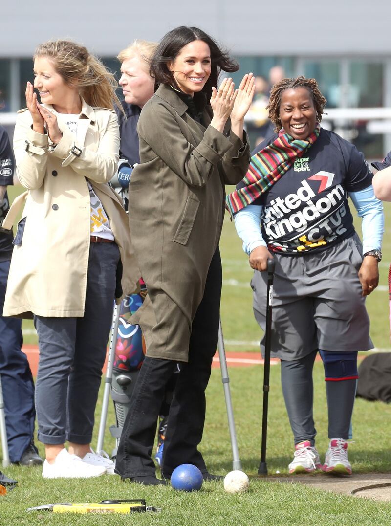 Meghan Markle con il Principe Harry agli Invictus Games 20