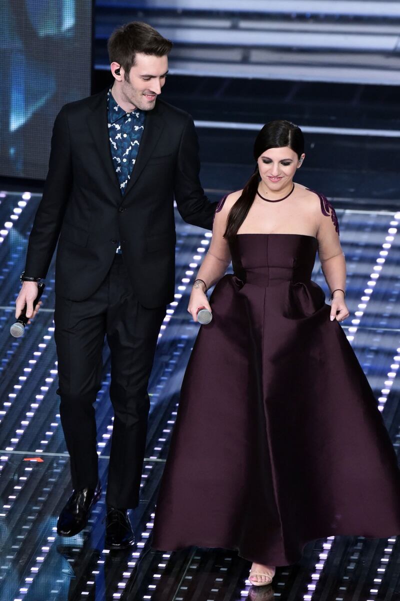 Sanremo 2016: gli abiti della prima serata 89