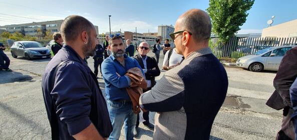 Protesta degli operai Opel Fiumicino 3