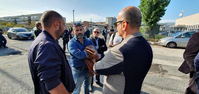 Protesta degli operai Opel Fiumicino 3
