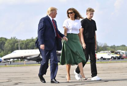 Donald Trump ritorna alla Casa Bianca dopo le vacanze 3