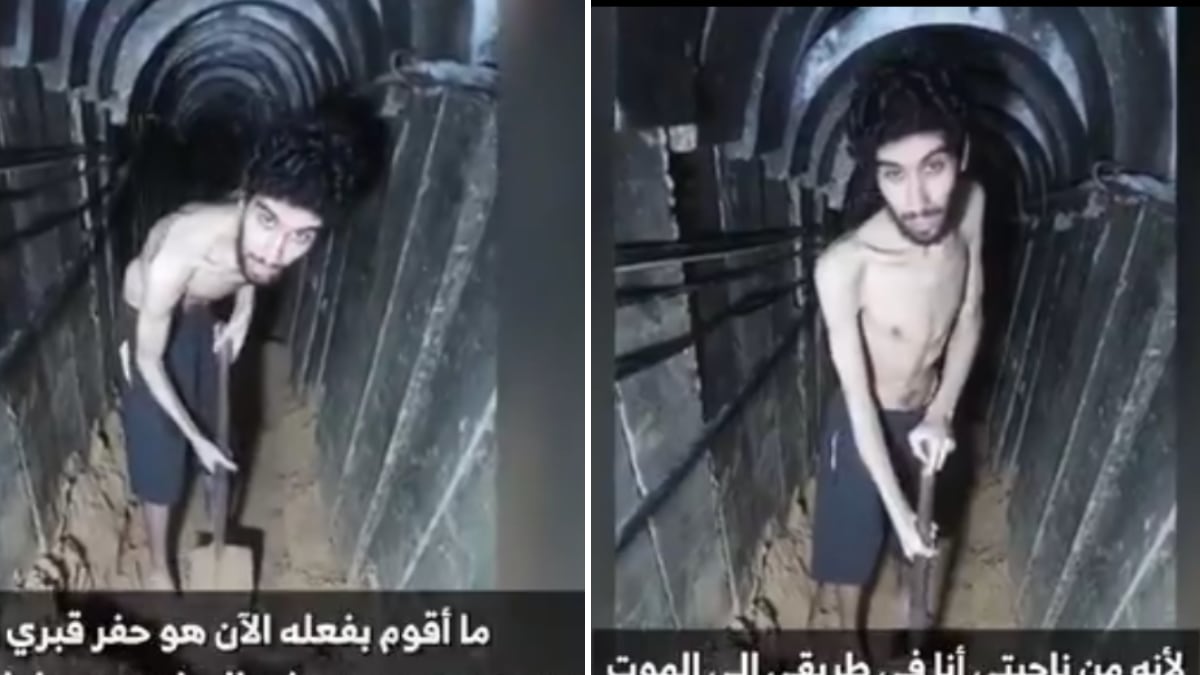 "Sto scavando la mia tomba". Il video choc dell'ostaggio israeliano di Hamas