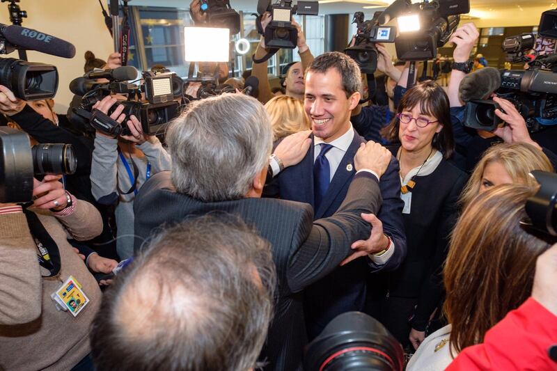 Tajani e Guaidó a Bruxelles 5