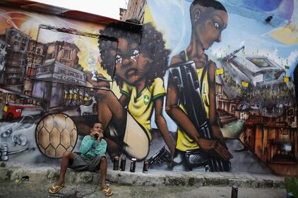 Mondiali 2014, la protesta tramite i graffiti 3