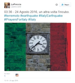 Terremoto, la solidarietà da tutto il mondo sui social 2