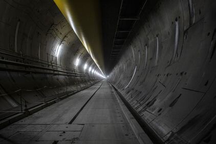 All'interno del tunnel della Torino-Lione 4