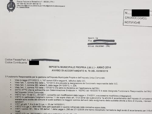 Versa due centesimi in meno di Imu e il comune lo multa di 60 euro