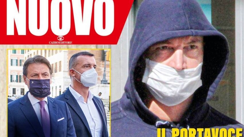 Regole anti-Covid di Casalino: ha la mascherina sotto il naso