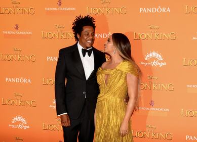Beyoncé alla première de "Il Re Leone": foto 8