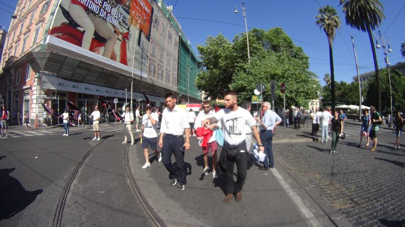 Il corteo di Forza Nuova contro l'Isis e i suoi finanziatori 2