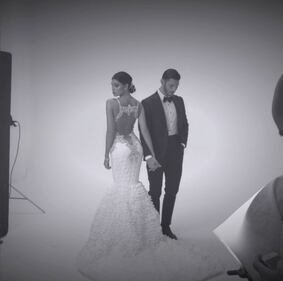 Belen Rodriguez sexy in abito da sposa 4