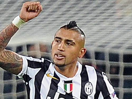 Tripletta del cileno Vidal: la Juventus spera ancora