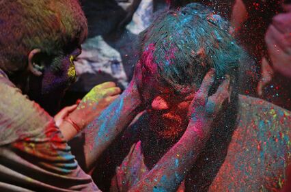 Il festival dei colori in India 11