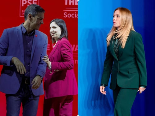 La sinistra italiana fa quadrato attorno al “compagno” Sanchez e attacca Meloni: “Procurato allarme”