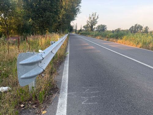 Agente di polizia locale morto durante un inseguimento: le immagini dal luogo dell'incidente